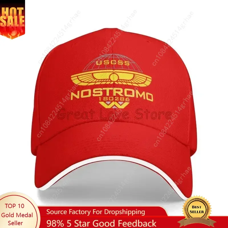 

Nostromo Alien Baseball Cap Summer Breathable Sandwich Cap Unisex Sun Protection Hats Adjustable Snapback Hat Dad Hats