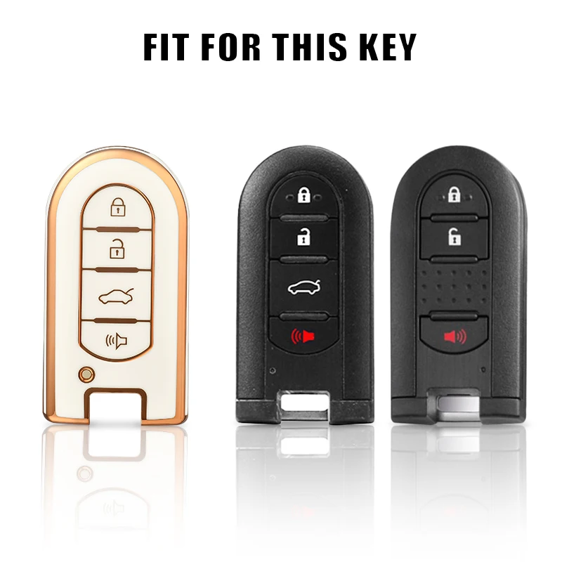 TPU Remote Car Key Cover Case Shell Fobfor Toyota Rush Daihatsu Tanto LA600S LA800S LA610S LA150S Perodua Key Protector Accesso