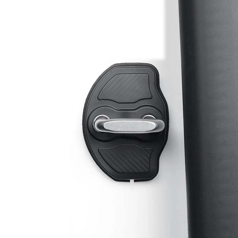 Door Lock Buckle Cover For Tesla Model 3 /Model Y /3 Highland 2024 Accessories Door Lock Cover Sticker