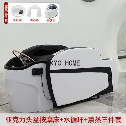 

Automatische Elektrische Massage Shampoo Bed Multifunctionele Thaise Hoofd Therapie Bed Kapperszaak