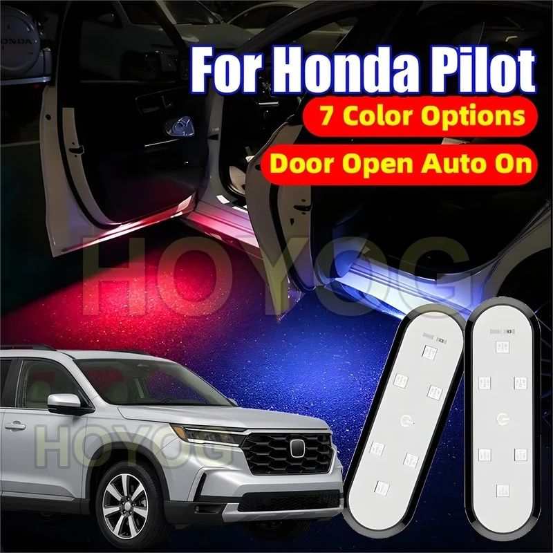 Fit for Honda Pilot 2022-2026 USB Rechargeable LED Car Door Courtesy Light for Puddle Lighting