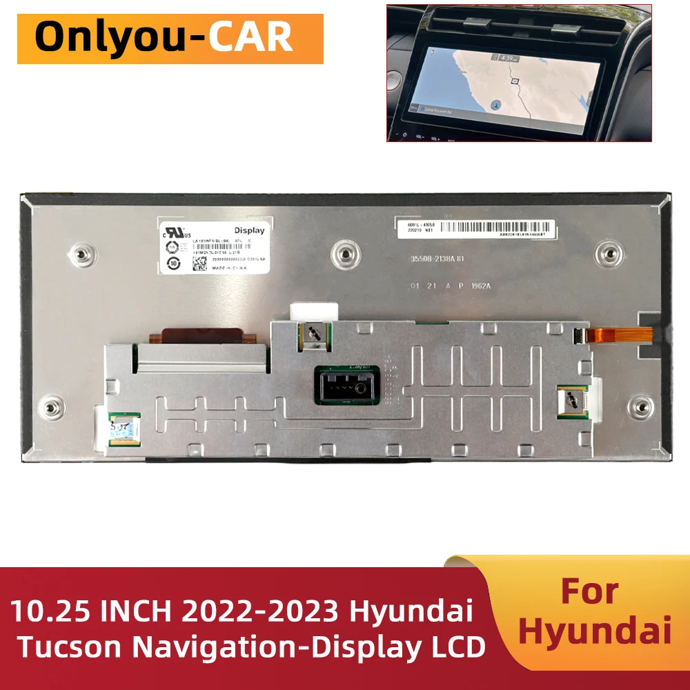 10.3 inch LCD Screen for Hyundai Tucson 2022-2023 LA103WF5-SL04 LA103WF5-SL02 97250N7300 Car Radio Replacement LCD Display
