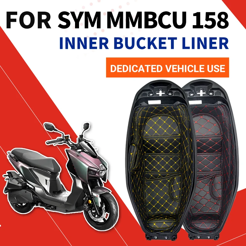 Cojín para Asiento de Motocicleta, para SYM MMBCU 158 Black Mamba 158, Forro Protector para Almacenamiento de Scooter