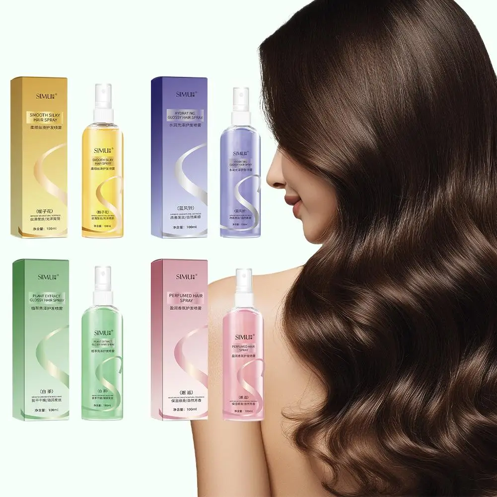 عطرة العناية بالشعر رذاذ الزيوت العطرية طويلة الأمد ترك في ضوء لينة النباتات الطبيعية رذاذ الزيت العطري للجاف المجعد Ha F5Q4