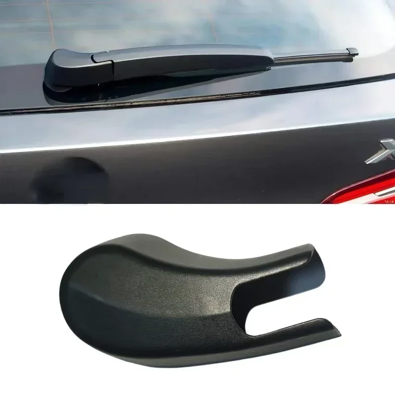 2Pcs Car Windscreen Wipers Parts Rear Wiper Arm Cover Cap #61627366061 For BMW X1 F48 2016 2017-2022 Car Replacement Accessories