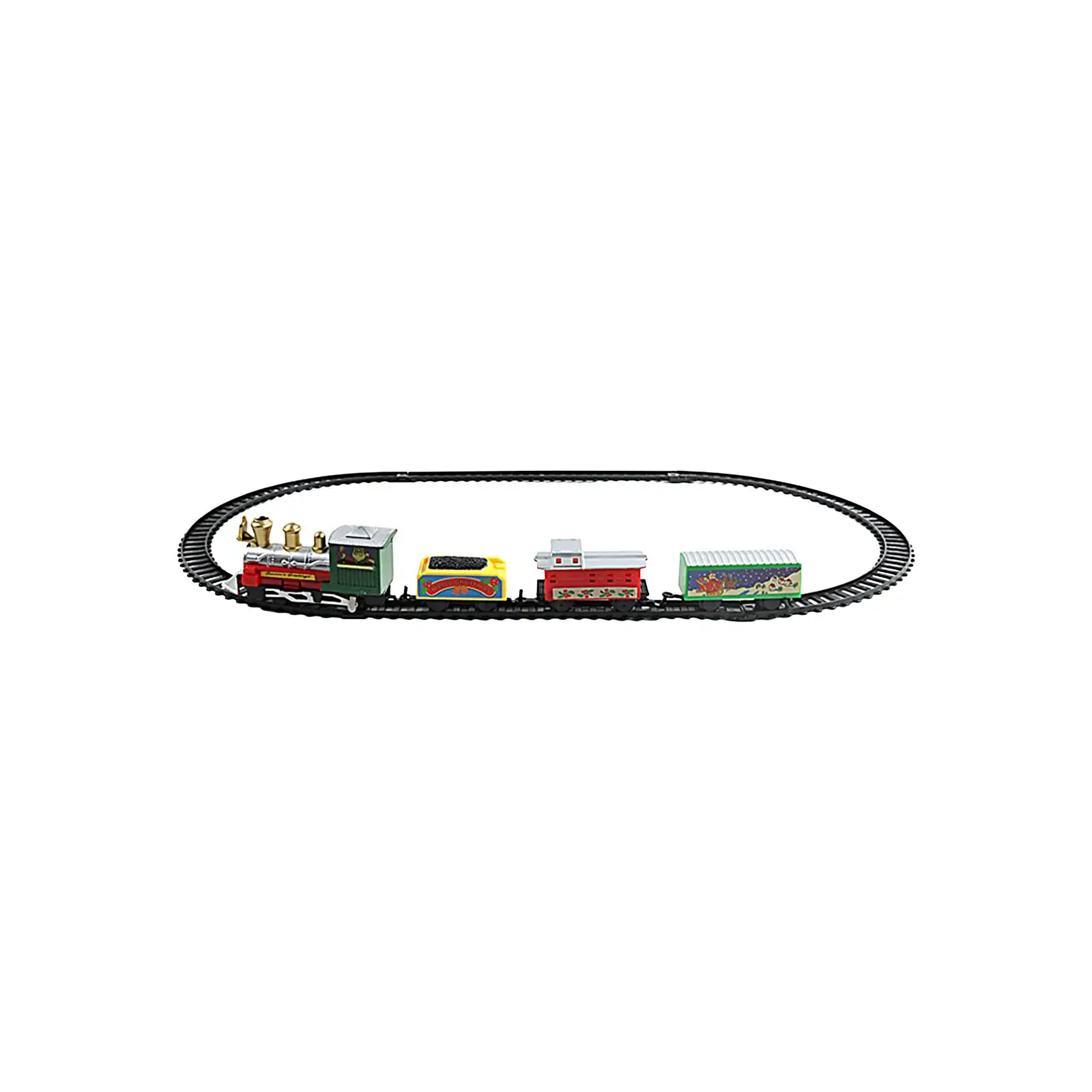 Kids Electric Train Sets Christmas Decoration Railway Track Set Kid Train Playset Toy for Age 3~6 Boys Children Preschool Gifts