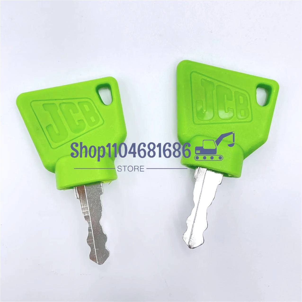 2/5/10 Uds. Llave de arranque verde llave de arranque para excavadora JCB 3CX la mayoría de las piezas de repuesto de excavadora de máquinas JCB