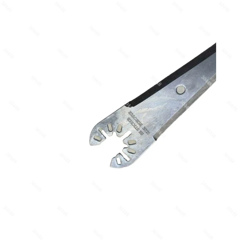 2-Piece Stainless Steel Quick-Release Oscillating Tool Scraper Blades for Removing Sealant
