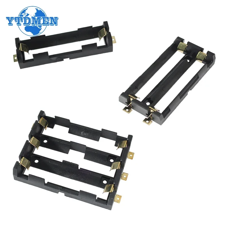 1x 2x 3x 4x 18650 Uchwyt baterii Smd Smt Pojemnik na baterie, z pinami Elektronika DIY