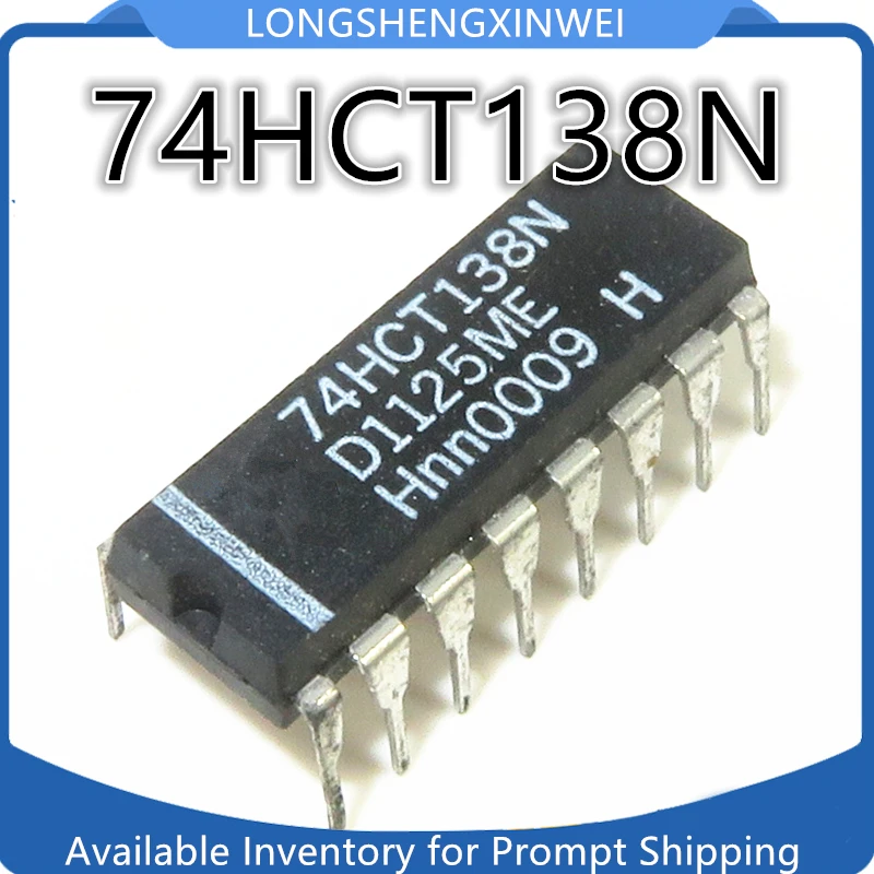 1PCS 74HCT138N SN74HCT138N Encapsulated DIP-16 Signal Switch/codec/multiplexer