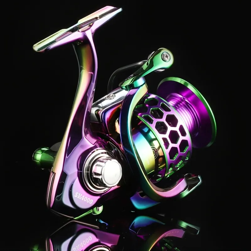 BILLINGS SK 1000-6000 Series, 5.0:1/4.7:1 Gear Ratio, 22LB Max Drag, CNC Metal Rocker,Spinning Fishing Reel,For Freshwater Saltw - Detail Angle #04