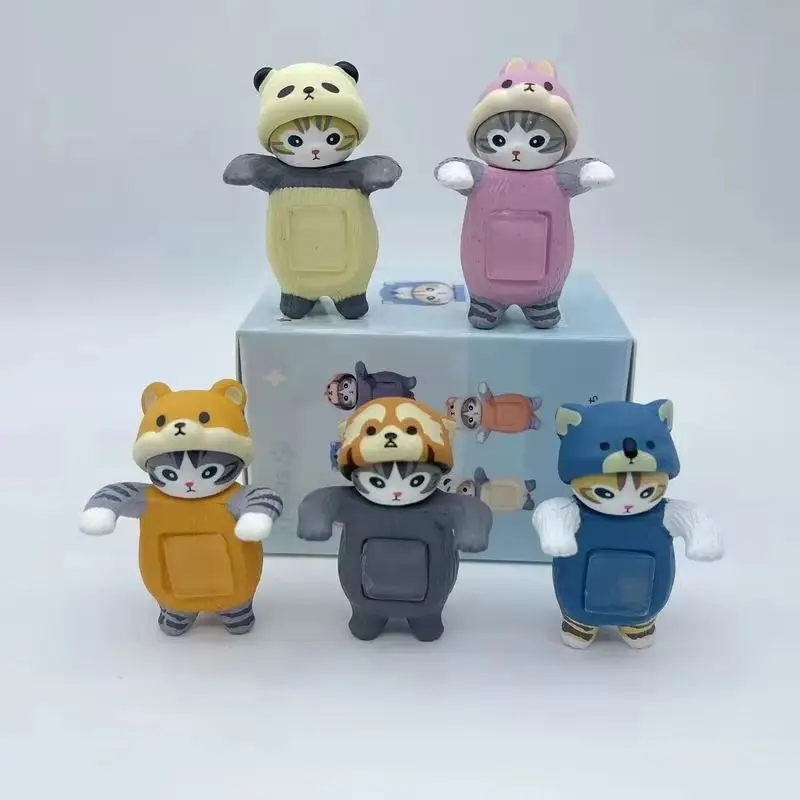 New Mofusand Lying Posture Blind Box Decorative Mini Figure Animal Costume Action Figure Trendy Toys For Fans Birthday Gifts - view 4