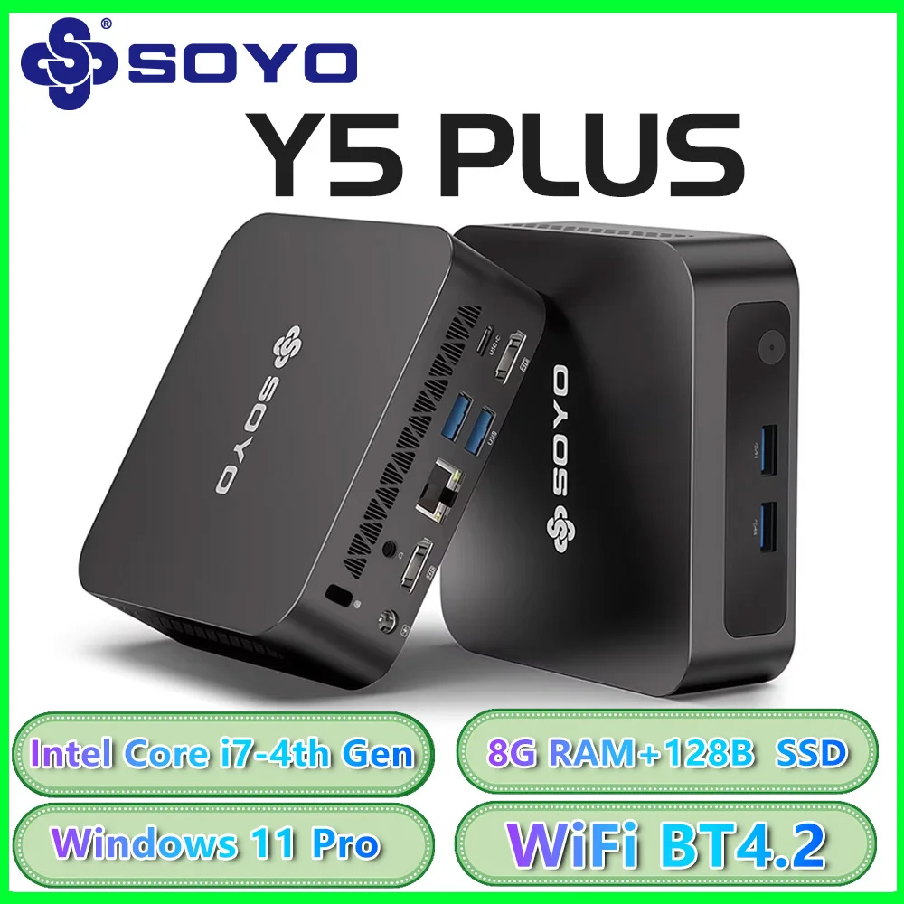 SOYO Mini PC i5 8GB 128GB Win11 Pro