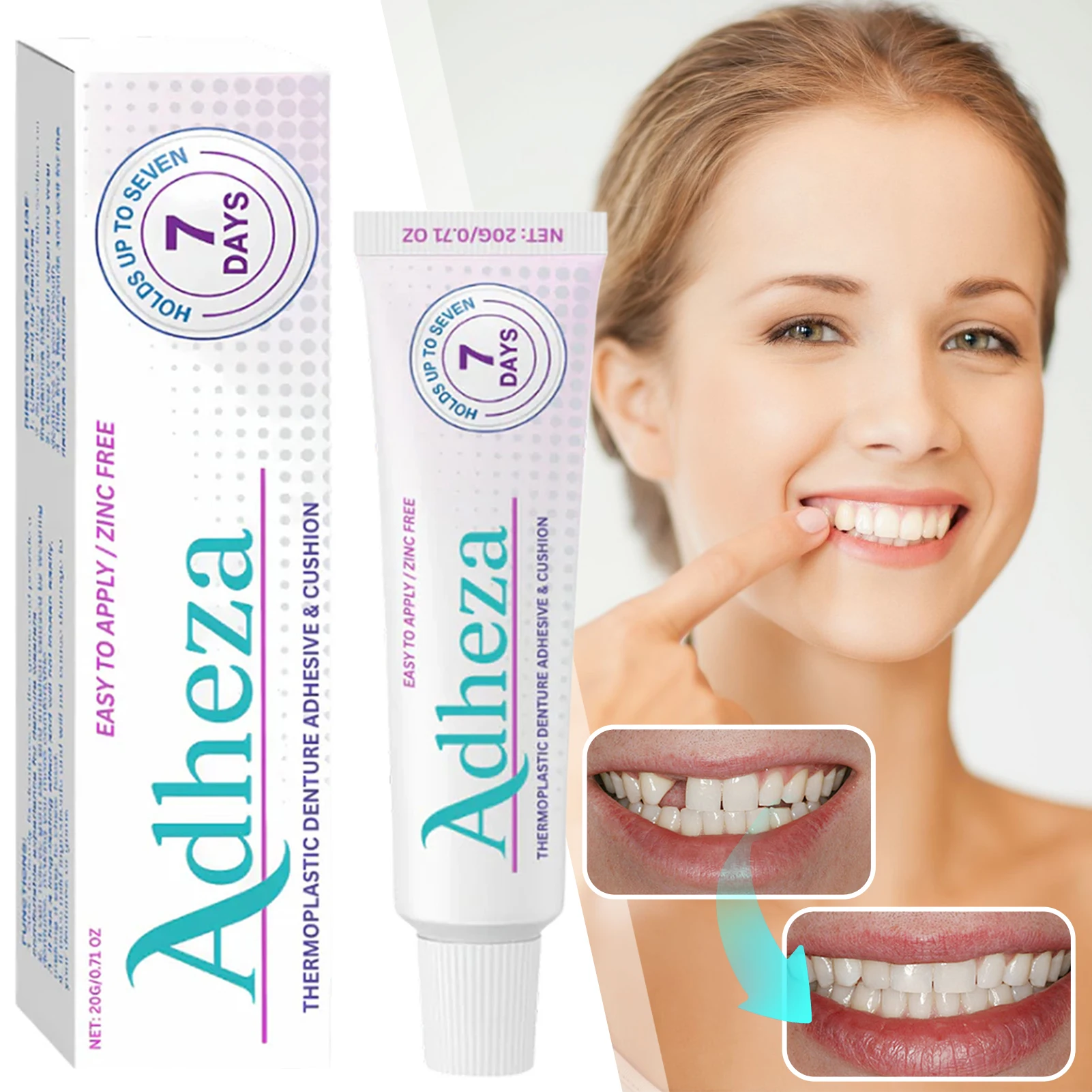 Denture-Adhesive Waterproof Denture-Adhesive Cream For False Teeth