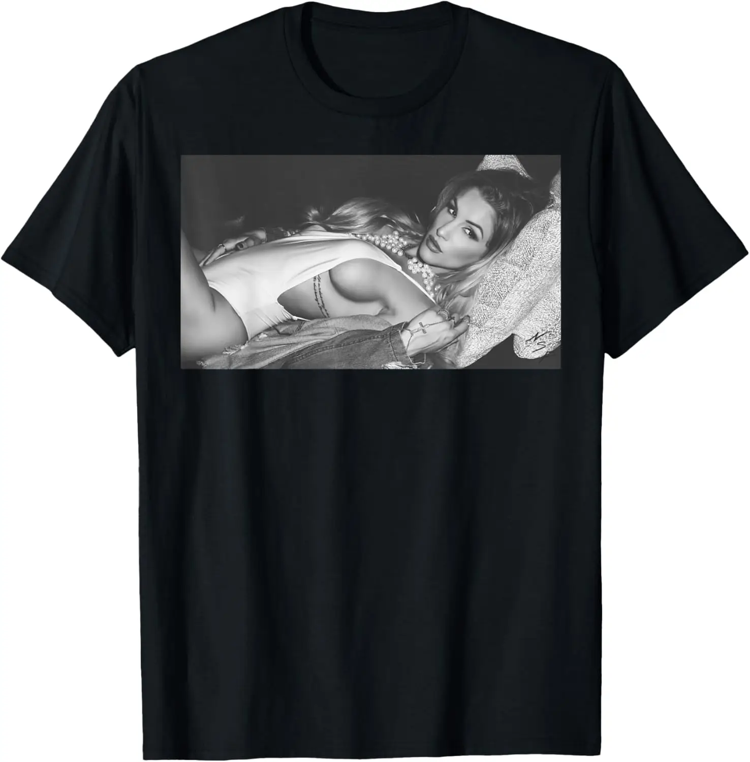 Hot Girl on T-shirt for Men - 