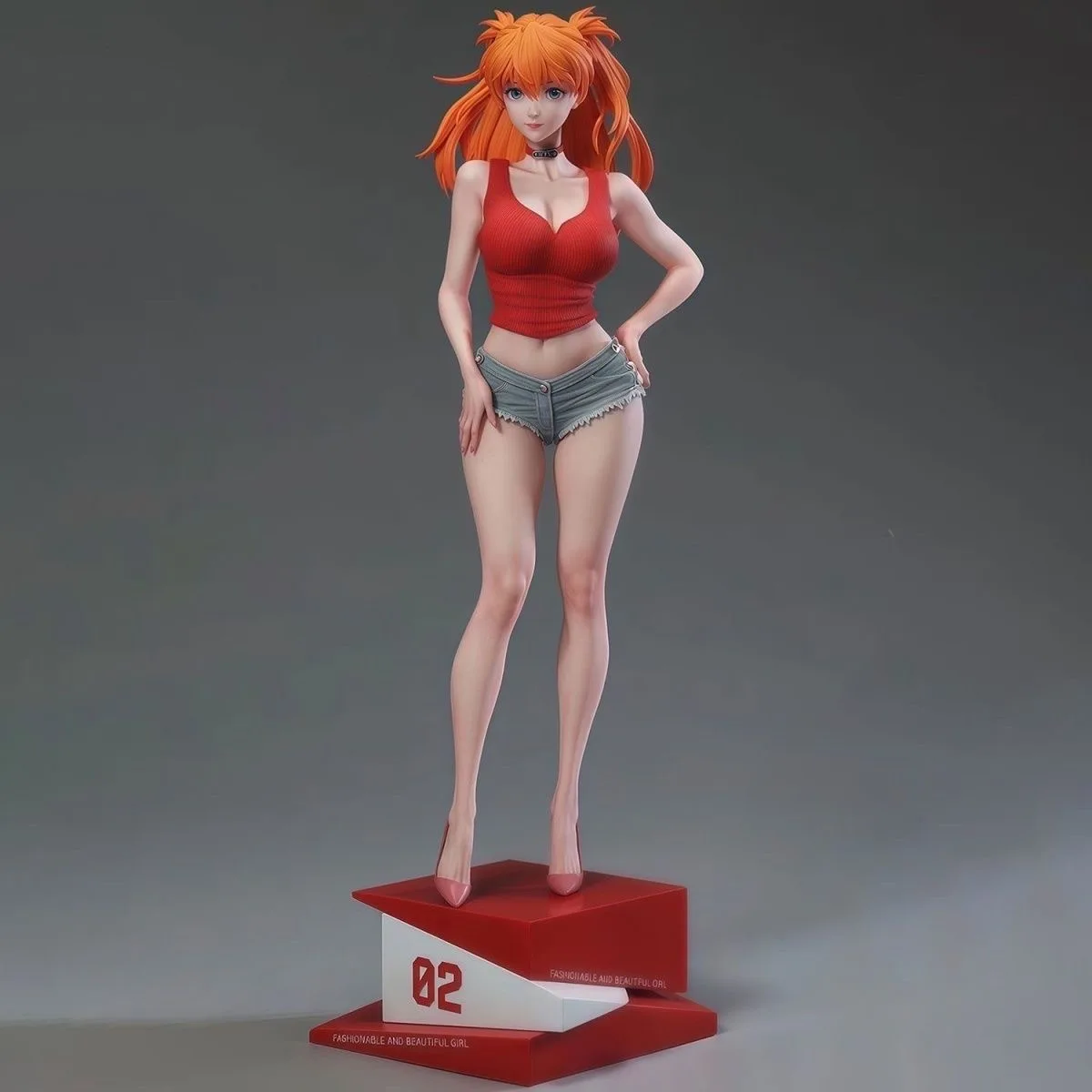 

30cm Anime Girls, Eva Summer Girlfriend Series, School Beauty Asuka & Junior Schoolgirl Rei Ayanami, Decorative Ornaments Gifts