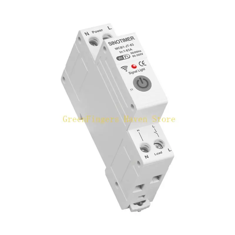 F68D Home 63A with Energy Usage Trackings & Overcurrent Protections Intelligent Electrical Switches set