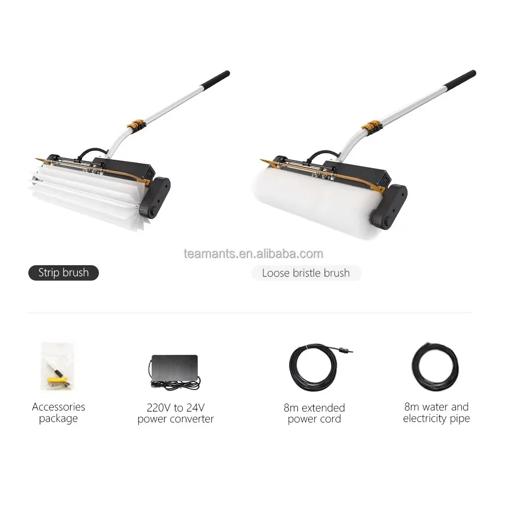 Discounted ODM/OEM Water Pump Pressure Washer Rotating Brush for Solar Panel, Solar Car and Carport Cleaning
