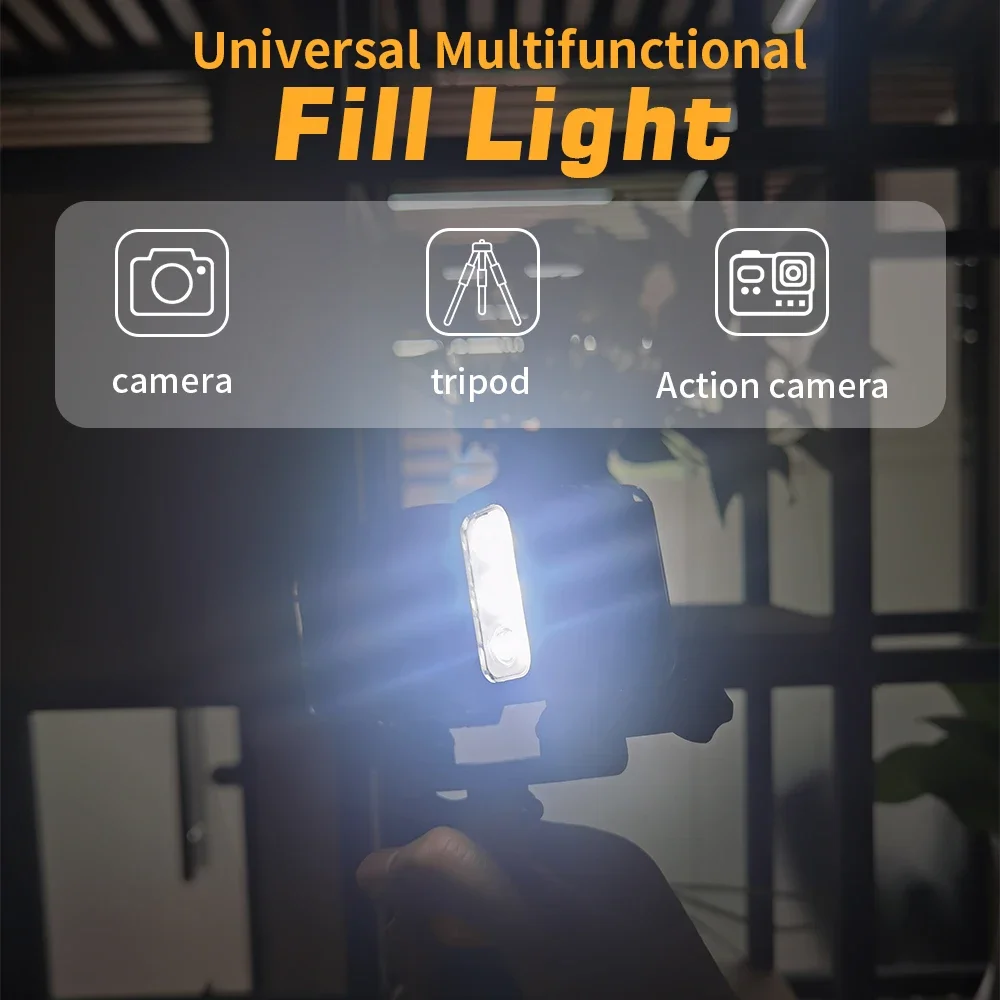 New Underwater Waterproof Dimmable Diving LED Light with Batteries for G o Pro Accessories