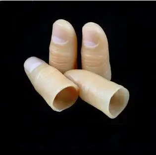 10pcs Hard Thumbs - up Fake Thumb tip For Vanishing, Exchanging and Appearing Magic Tricks Close Up Street Illusions Prop Comedy