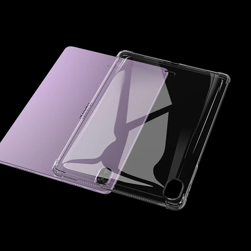 

Защитный чехол для Huawei MatePad 11.5 2025 (TXZ-W09), 11.5 дюймов, прозрачный, с воздушными подушками, из мягкого силикона, TPU-оболочка
