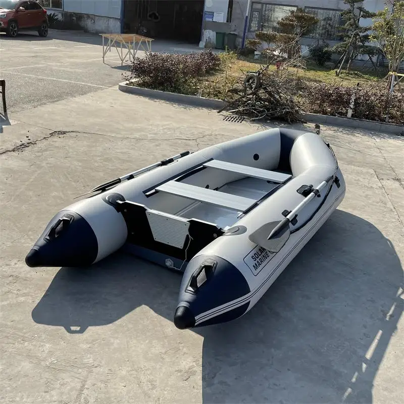 

SOLAR MARINE 9.8ft 3 Meters Inflatable Speed Boat Outdoor Fishing Rescue Kayak With Free Accessories for scuba Diving