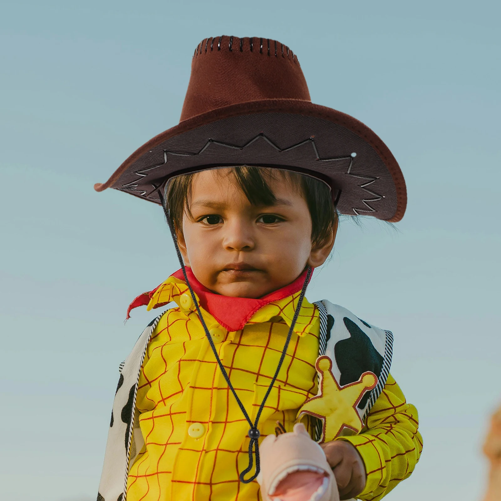 

Cowgirl Hat Children's Cowboy Party Western Style Artificial Suede Women's Toddler