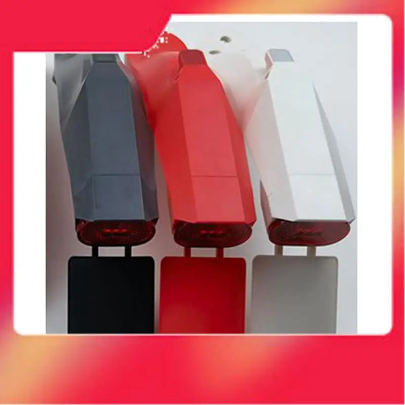 

Scooter Fenders Rear Mudguard Tail Light Kit With License Plate Flap For Xiaomi Electric Scooters, M365/PRO, Black Easy To Use-M