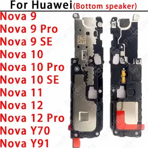 Bilashmart Loudspeaker Huawei Nova 9 10 12 Pro Nova9 Nova10 SE Nova11 Y70 Y91 Loud Speaker Buzzer Ringer Sound Module Board