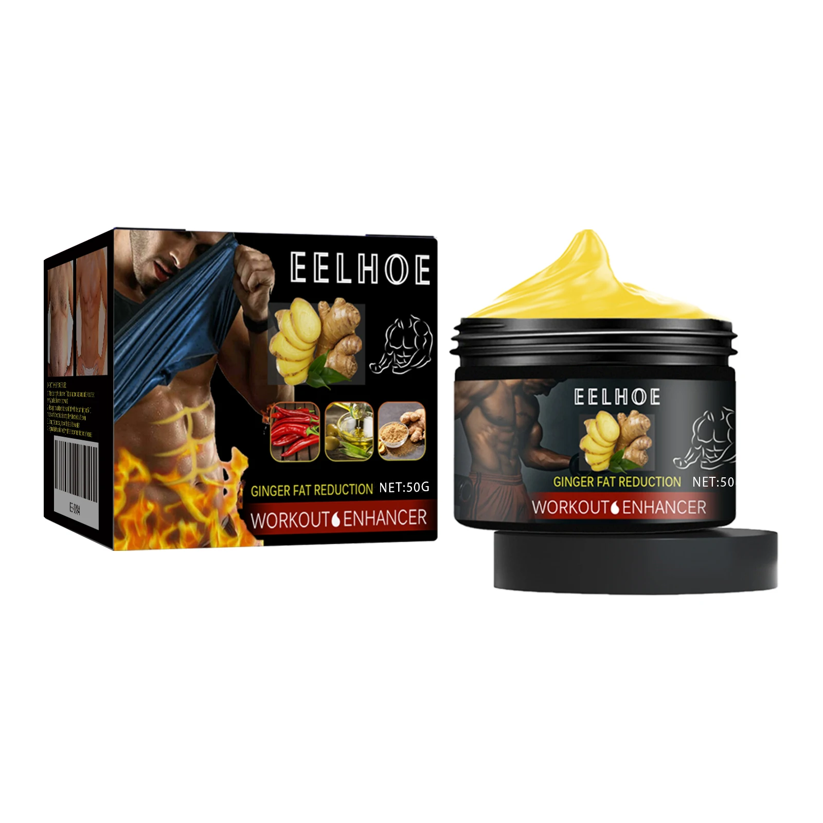 Abs Muscle Balm Promotes Abdominal Fat Burning Tightens Muscles Abdominal Body Skin Moisturizing Hydration Massage Care Balm