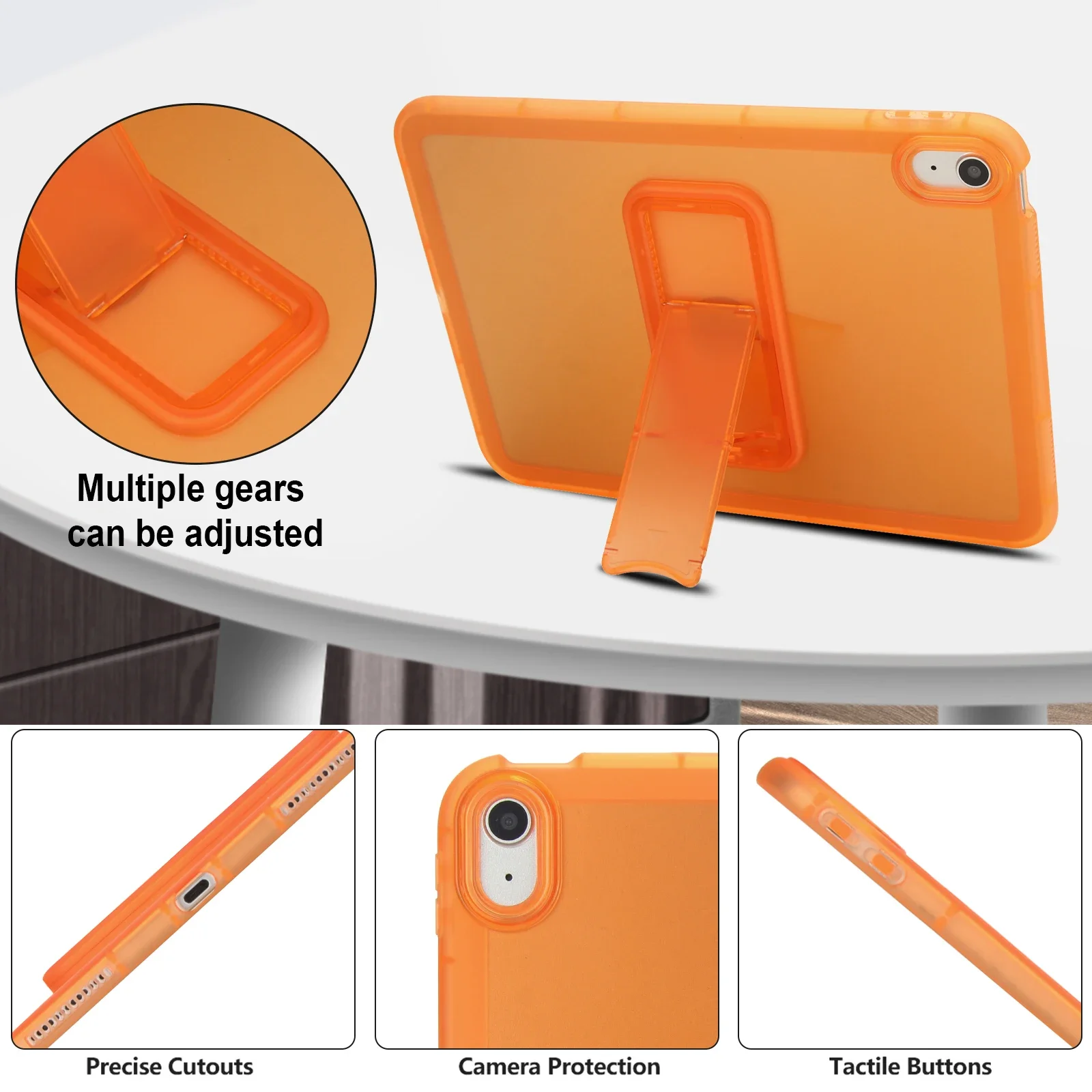 حافظة لهاتف 2025 A16 iPad Pro 11 Air Mini 9.7 10.2 10.9 بوصة 4 5 6 7 8 9 10th 11th Generation غطاء شفاف شفاف