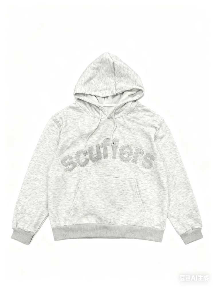 هوتشو الأصفر إلكتروني التطريز المرأة هوديس الجرونج كم طويل الرياضة رجل قمصان سويت شيرت بقلنسوة المتضخم عارضة الشباب الأساسية #6