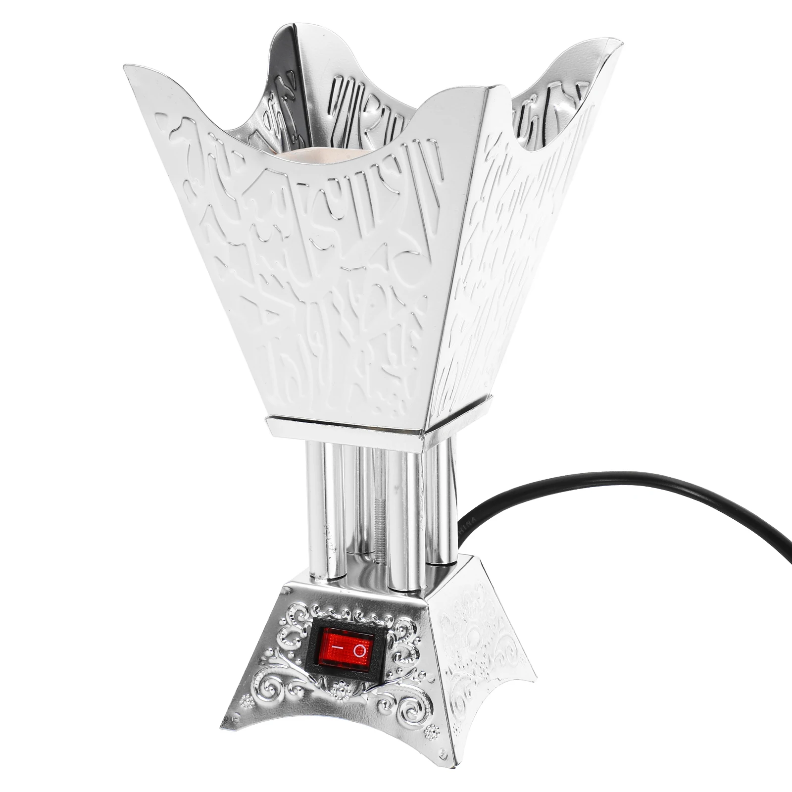 

Electric Incense Burner Stylish Desktop Censer Middle Eastern Craft Ornament for Room Decor Office Space Aroma Burner Vintage