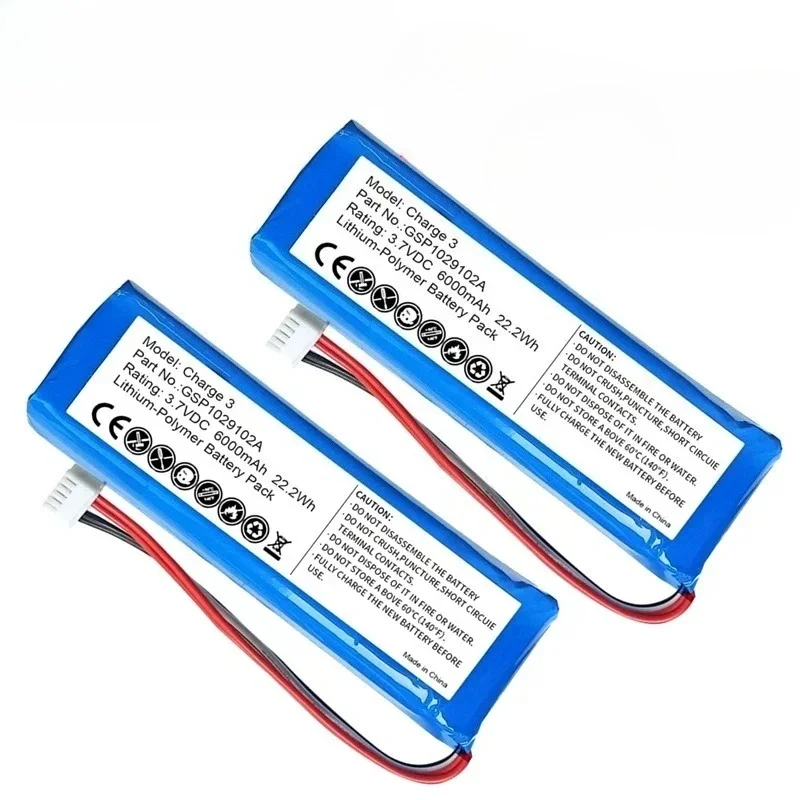 Oryginalna bateria 3,7 V 6000 mAh do baterii JBL Charge 3 GSP1029102A — zdjęcie produktu 5
