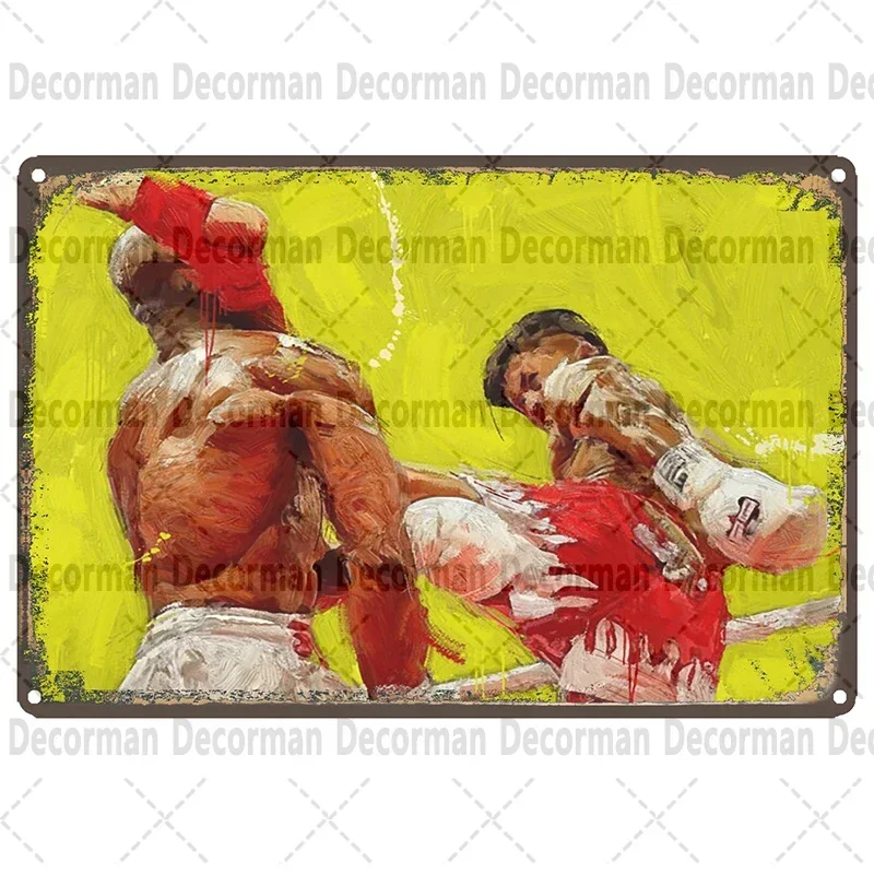 

Муай Тай Blechschild Wand Home Boxen Thailand Metall Poster Kunst Malerei Pub LTA-3188 20*30 СМ Винтаж Декор