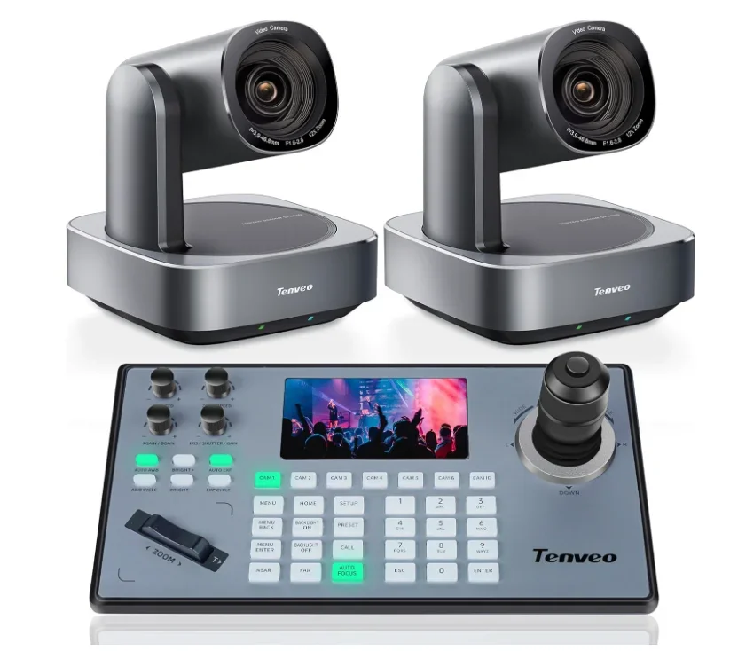 

Video Conference System TEVO-VL12U(2pcs)+KB200PRO 12x Zoom USB3.0 /HDMI/RJ45 Joystick Controller for Ptz Camera