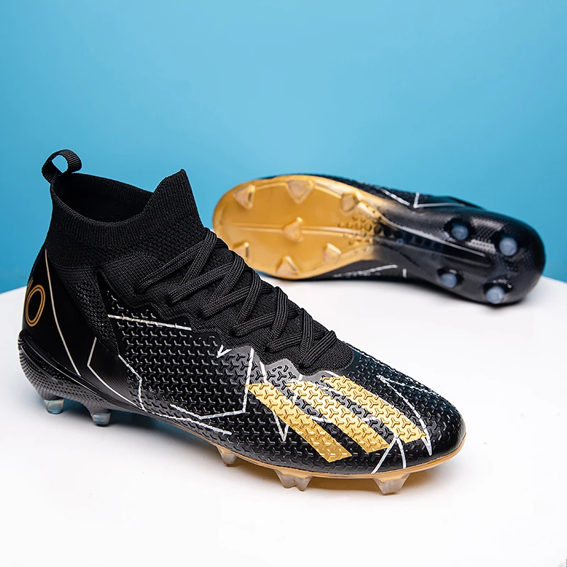 

Men's professional training long nails short nails durable football boots outdoor grass wear resistant anti slip Seamless