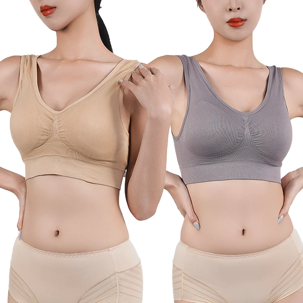 1pcs Women Sports Bras U Back High-Intensity Exercise Bralette Lenceria Femenina For Yoga Fitness Running Big Size Bra