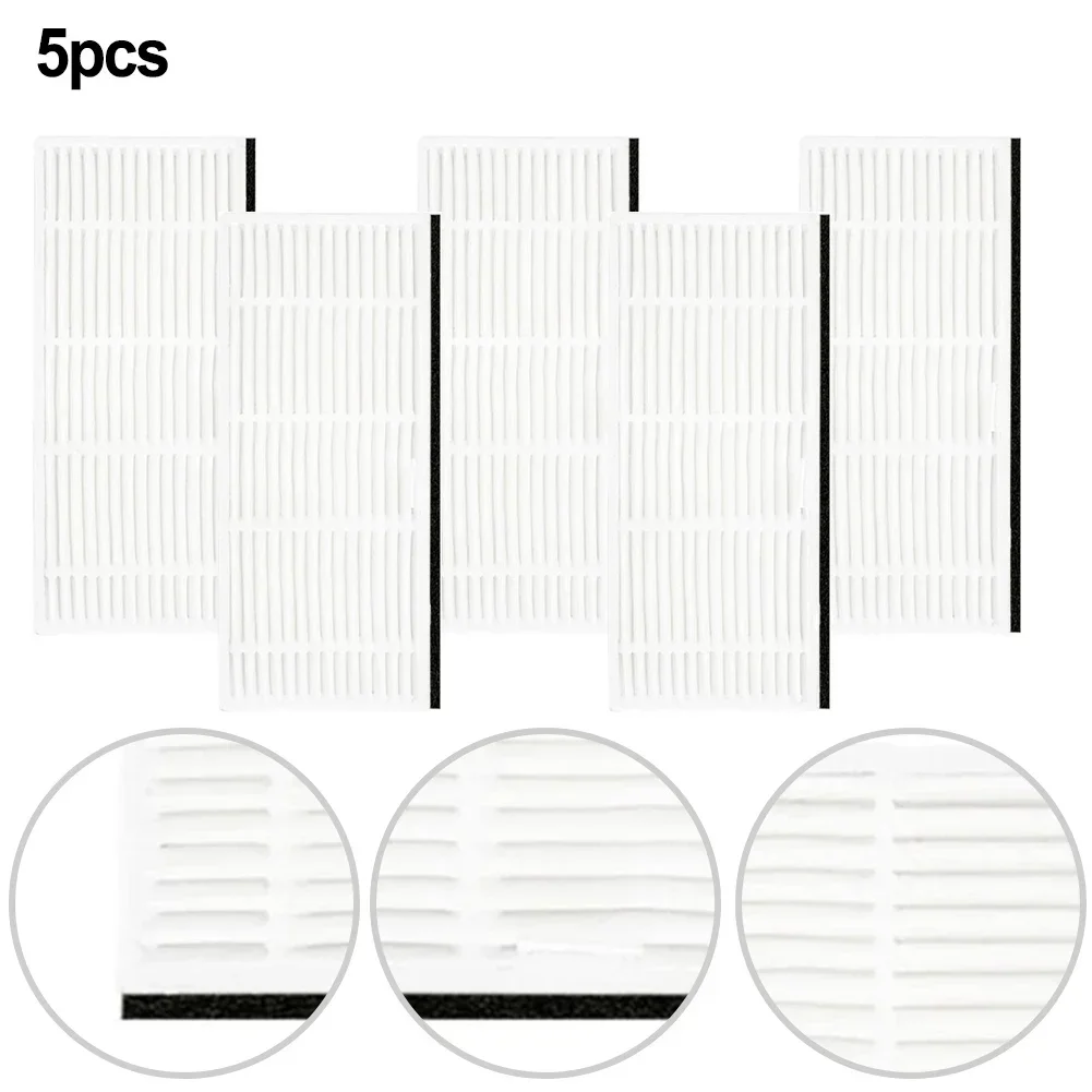 5pcs  Vacuum Cleaner Filter Replacement For M9 Robot Vacuum Cleaner Replacement Robot Sweeper Spare Part Accessories