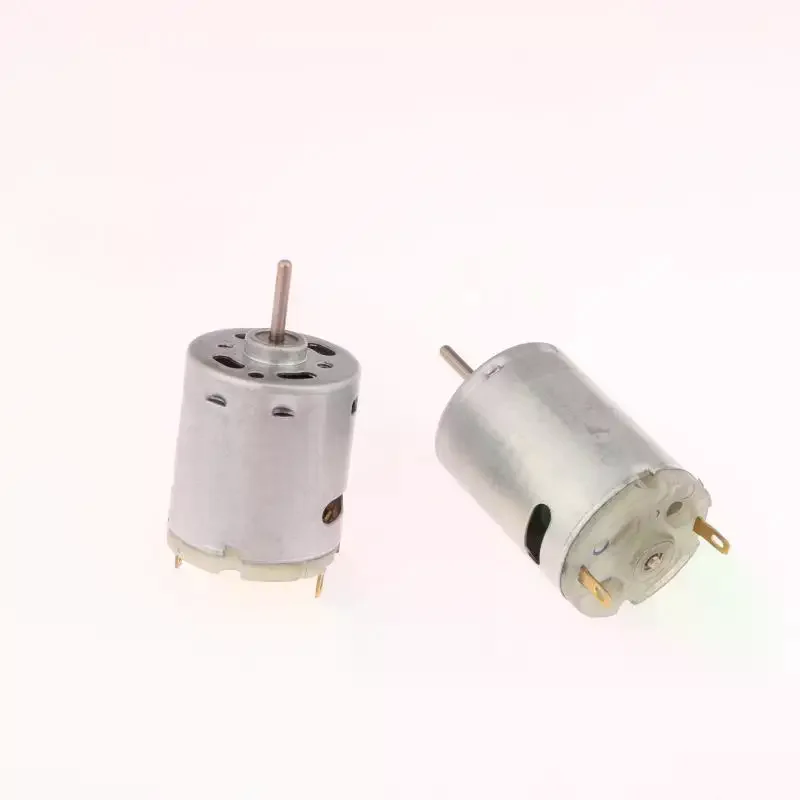 DC Motor 12V 365 385 High Speed Carbon Brush Electric Motor DIY Toy Fan Mini Micro Motor For Hair Dryer