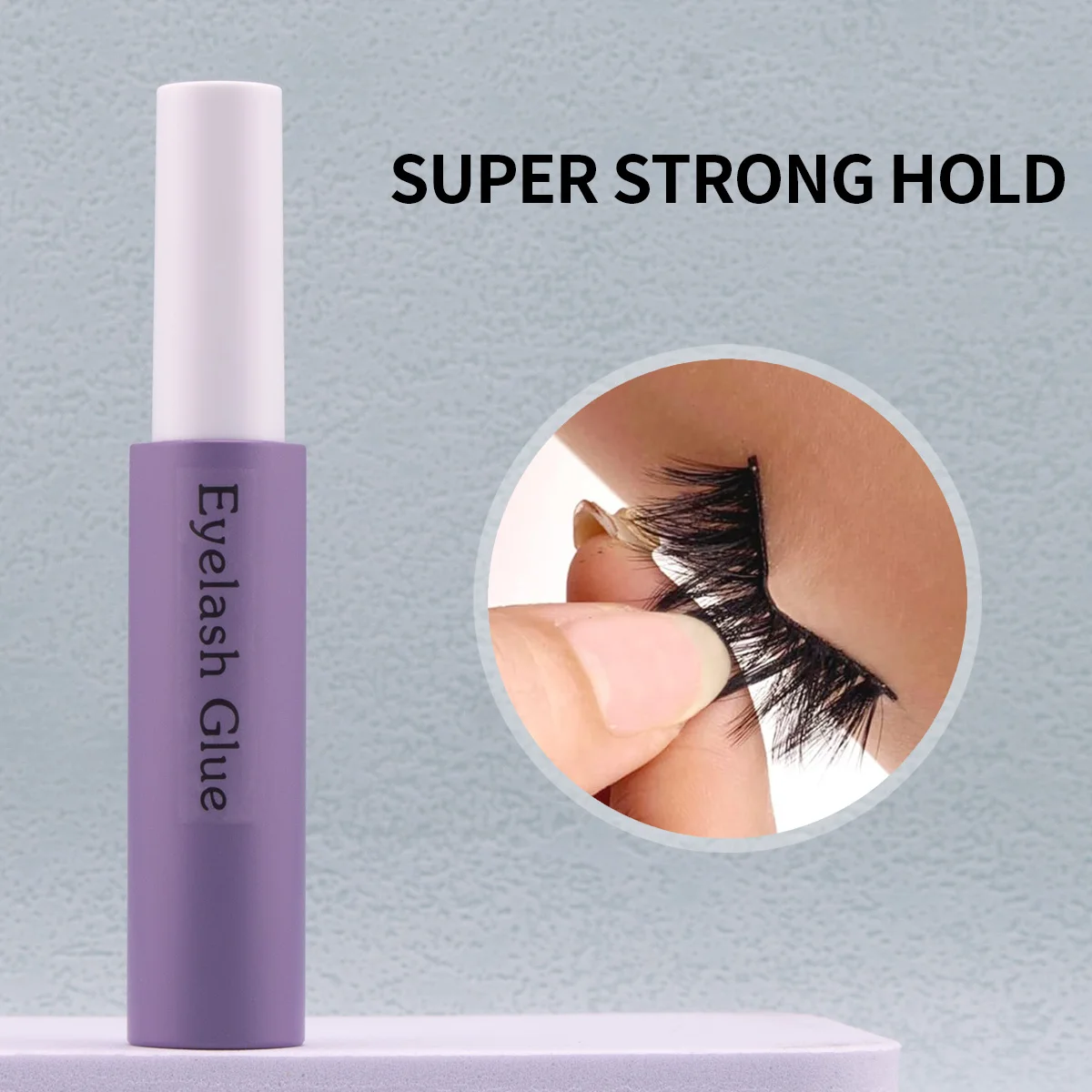 つけまつげ接着剤使い捨てホルムアルデヒドフリー抗アレルギー本物の耐久性のある超粘着性が利用可能