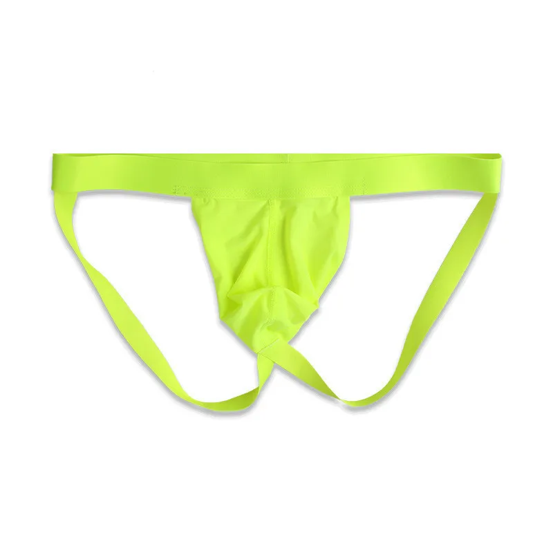 

Mens Seamless Jockstrap Thong Ice Silk Underwear Low Rise Breathable Sexy Lingerie for Men Summer Comfortable G String