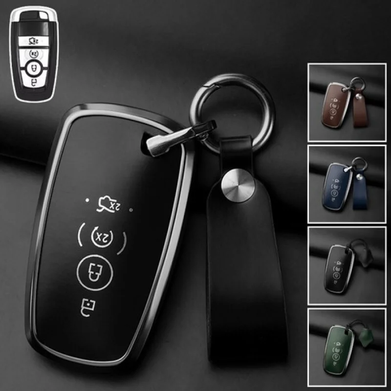 

Кожаный брелок из сплава A + для Lincoln MKZ Navigator MKC Continental