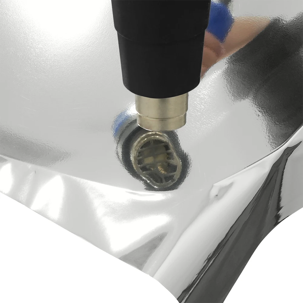Chrombeschichtung Spiegelsilber Elektrobeschichtungsfolie Auto-Vinylfolie Galvanisierter Aufkleber PVC Autokarosserie Farbwechsel Dekorationsfolie – Detail 7