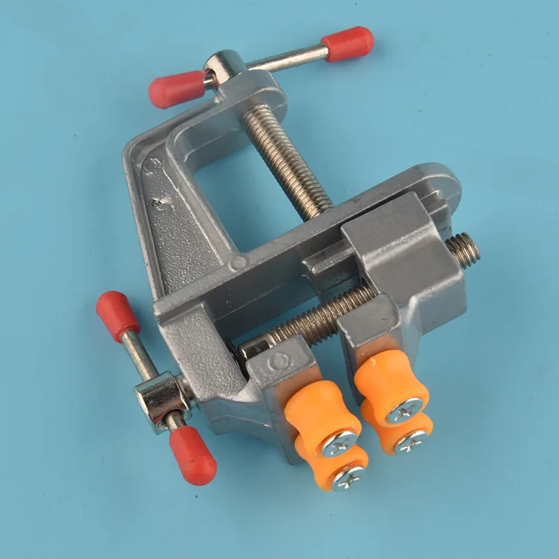 Aluminum Mini Table Clamp Small Bench Vice Jeweler Hobby Clamps DIY Mold Craft Repair Tool Portable Work Bench Screw Vise