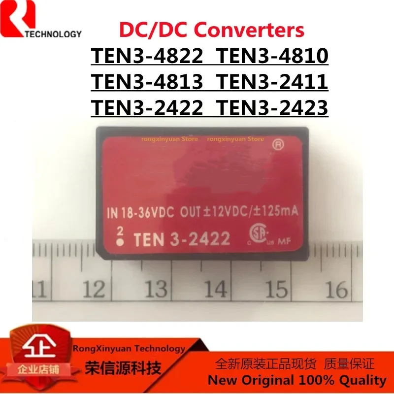 2Pcs TEN3-4822  TEN3-4810  TEN3-4813  TEN3-2411 TEN3-2422 TEN3-2423 TEN 3-4822 TEN3  DC/DC Converters  100% New original