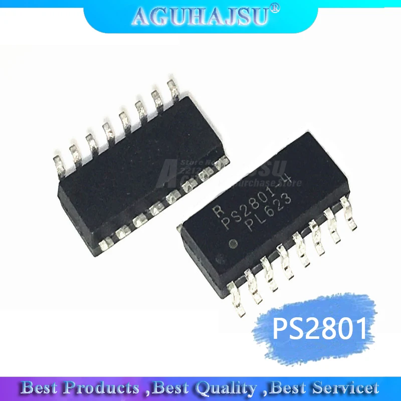 

5pcs/lot PS2801-4-F3-A PS2801-4 PS2801 Waterproof shell