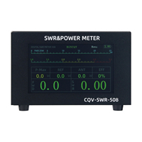 HamGeek CQV-SWR-508 200W 1.8-54MHz Digital SWR & Power Meter 4.3-inch IPS Color Screen Standing Wave Meter for Ham Radio