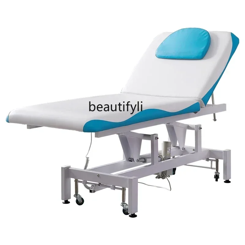 

ls 04Electric Lift Beauty Care Bed Beauty Salon Special Spinal Care Massage Belt Face Hole Massage Therapy Tattoo Injection Bed