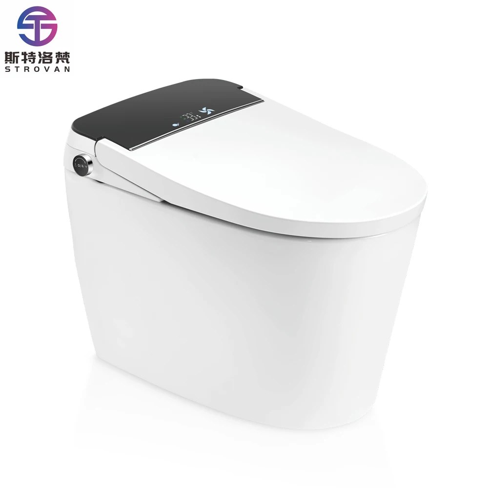 

HKZX Aodi Brand Concealed Water tank Intelligent Toilet Modern One Piece Smart Toilet
